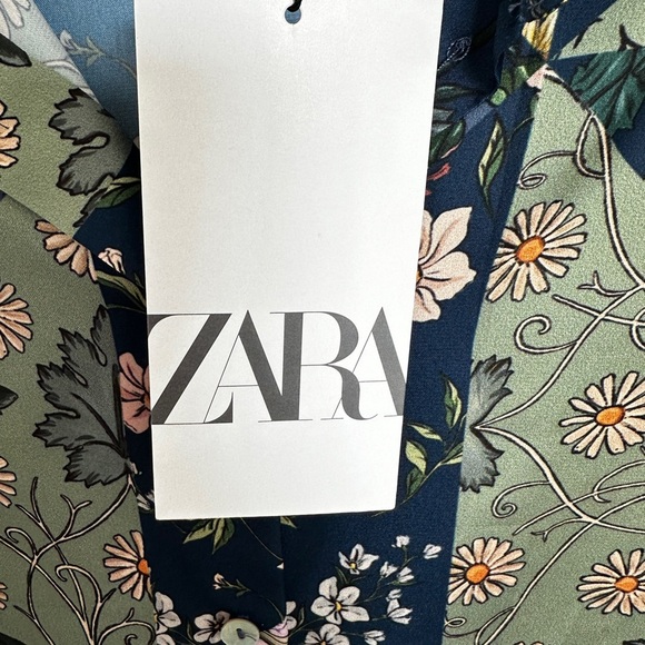 Zara Multicolor Floral Shirt - Picture 4 of 6